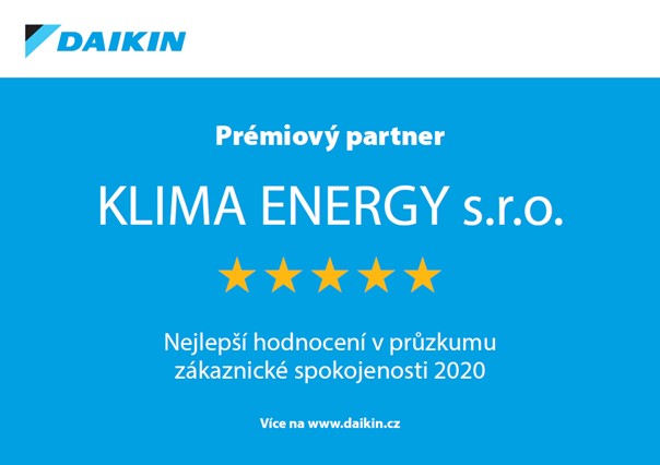 OCENĚNI ZAKAZNICKE SPOKOJENOSTI DAIKIN